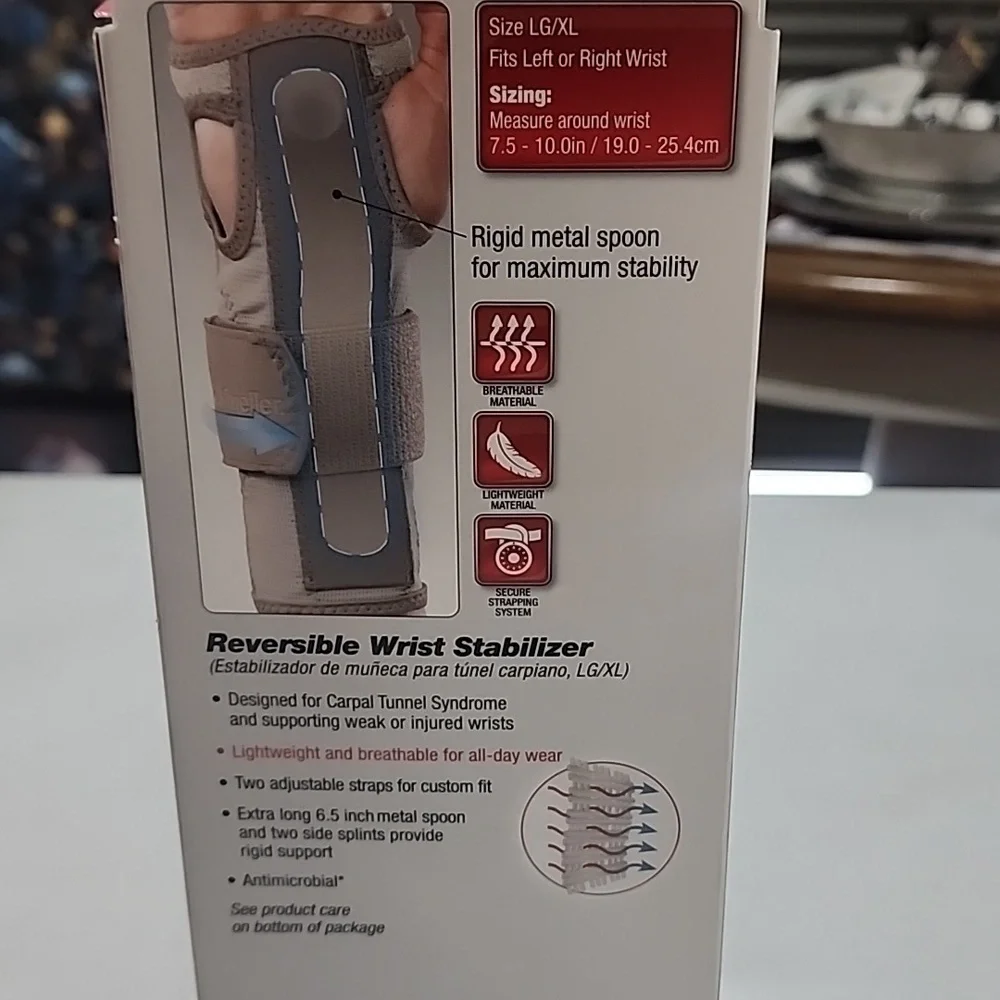 Mueller Gray Wrist Stabilizer - LG/XL